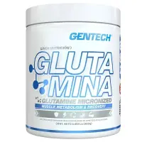 Glutamina Micronizada 300 Grs de Gentech Sin Sabor - Gentech