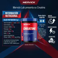 Creatina 300 Grs de Mervick Micronizada - Mervick - vista 5