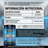 Creatina 500 grs de HTN Micronizada y Monohidrato - HTN - vista 2