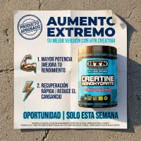 Creatina 250 grs de HTN Monohidrato y Micronizada - HTN - vista 3