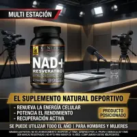 Nad+ Resveratrol X120 Tabletas de Genetic - Genetic - vista 4
