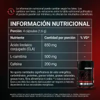 Tx3 Black Cuts X60 Cápsulas - Gentech - vista 2