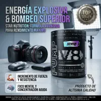 Pump V8 285 Grs. de Star Nutrition - Star Nutrition - vista 3