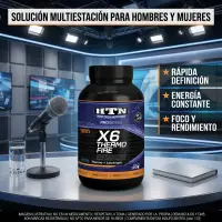 X6 Thermo Fire X 120 Cápsulas de Htn - HTN - vista 5