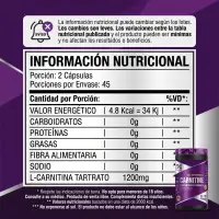 Carnitina X90 Cápsulas de Xtrenght Nutrition - Xtrenght - vista 2