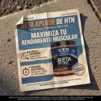 Beta Xplode Pre Workout 210 Grs de Htn - HTN - vista 5