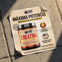 Creatina DMS 300 grs Monohidrato y micronizada - DMS Nutrition - vista 4