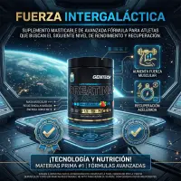 Creatina Chew de Gentech x150 tabs (Masticable) - Gentech - vista 5