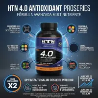 Antioxidant 4.0 de HTN x60 caps - HTN - vista 4