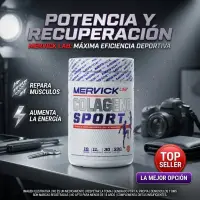 Colágeno Sport 330 Grs de Mervick Lab con Vitamina C, Ácido Hialurónico, Q10 y Vitamina D3 - Mervick - vista 3