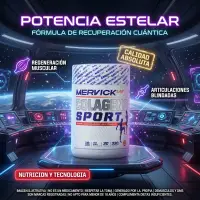 Colágeno Sport 330 Grs de Mervick Lab con Vitamina C, Ácido Hialurónico, Q10 y Vitamina D3 - Mervick - vista 5
