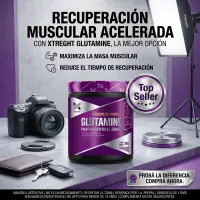 Glutamina 300 Grs de Xtrenght Nutrition Micronizada - Xtrenght - vista 3