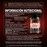 Nitro Pump X120 Tabletas de Genetic - Genetic - vista 2