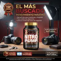 Nitro Pump X120 Tabletas de Genetic - Genetic - vista 3