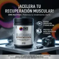 Glutamina 300 Grs de Dms Nutrition Micronizada - DMS Nutrition - vista 3