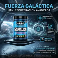Creatina 500 Grs de Htn Micronizada y Monohidrato Pack X 2 - HTN - vista 4