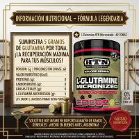 L-glutamine Micronized X 300 Grs de Htn - HTN - vista 2