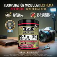 L-glutamine Micronized X 300 Grs de Htn - HTN - vista 3