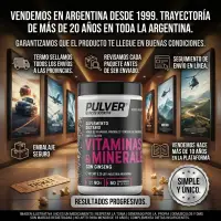 Vitaminas y Minerales de Pulver X60 Comprimidos Sin Tacc - Pulver - vista 5