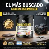 Pre Work 300 Grs de Xxl Pro Nutrition - XXL Pro Nutrición - vista 3