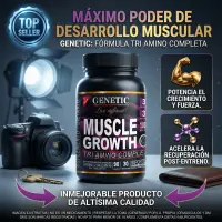 Muscle Growth X120 Tabletas de Genetic - Genetic - vista 5
