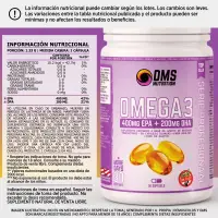 Omega 3 Dms Nutrition X30 Unidades - DMS Nutrition - vista 2