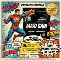 Maxi Gain 1.25 Kg de Gentech Ganador de Peso - Gentech - vista 3