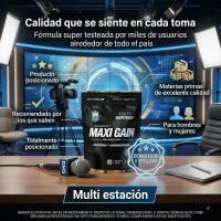 Maxi Gain 1.25 Kg de Gentech Ganador de Peso - Gentech - vista 5