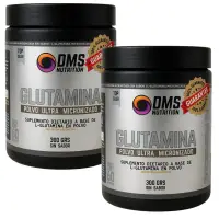 Glutamina 300 Grs de Dms Nutrition Micronizada Pack X 2 - DMS Nutrition