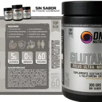 Glutamina 300 Grs de Dms Nutrition Micronizada Pack X 2 - DMS Nutrition - vista 2