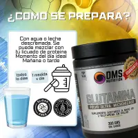 Glutamina 300 Grs de Dms Nutrition Micronizada Pack X 2 - DMS Nutrition - vista 4