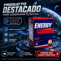 Energy Gel con Cafeina Sin Tacc de Mervick X12 - Mervick - vista 4