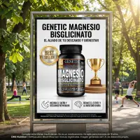 Magnesio Bisglicinato X120 Comprimidos Genetic - Genetic - vista 2