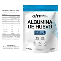 Proteína de Huevo Ovofull 750 Grs Claras de Huevo Sin Sabor + Vitamina C - Ovofull - vista 2