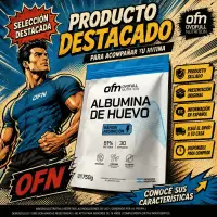 Proteína de Huevo Ovofull 750 Grs Claras de Huevo Sin Sabor + Vitamina C - Ovofull - vista 5