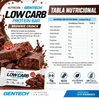 Barras Low Carb Gentech x 10 barras - Gentech - vista 2