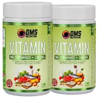 Vitamin con Cafeína Multivitaminico Dms 30 Cápsulas Pack X 2 - DMS Nutrition