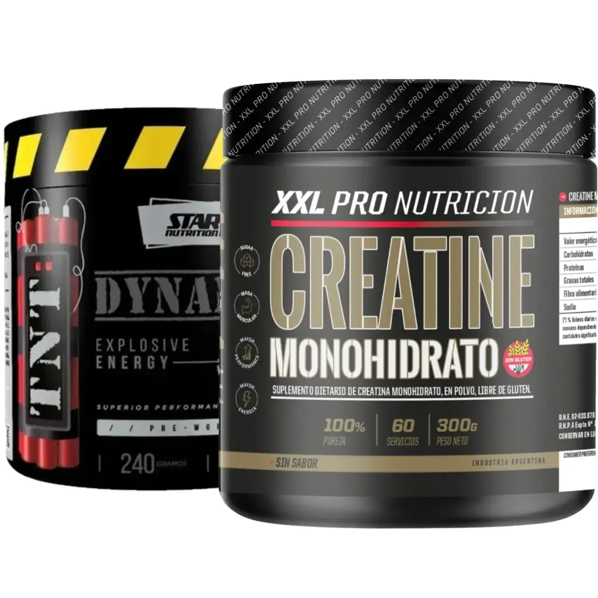 TNT Dynamite Star Nutrition + Creatina XXL 300 grs - Combos