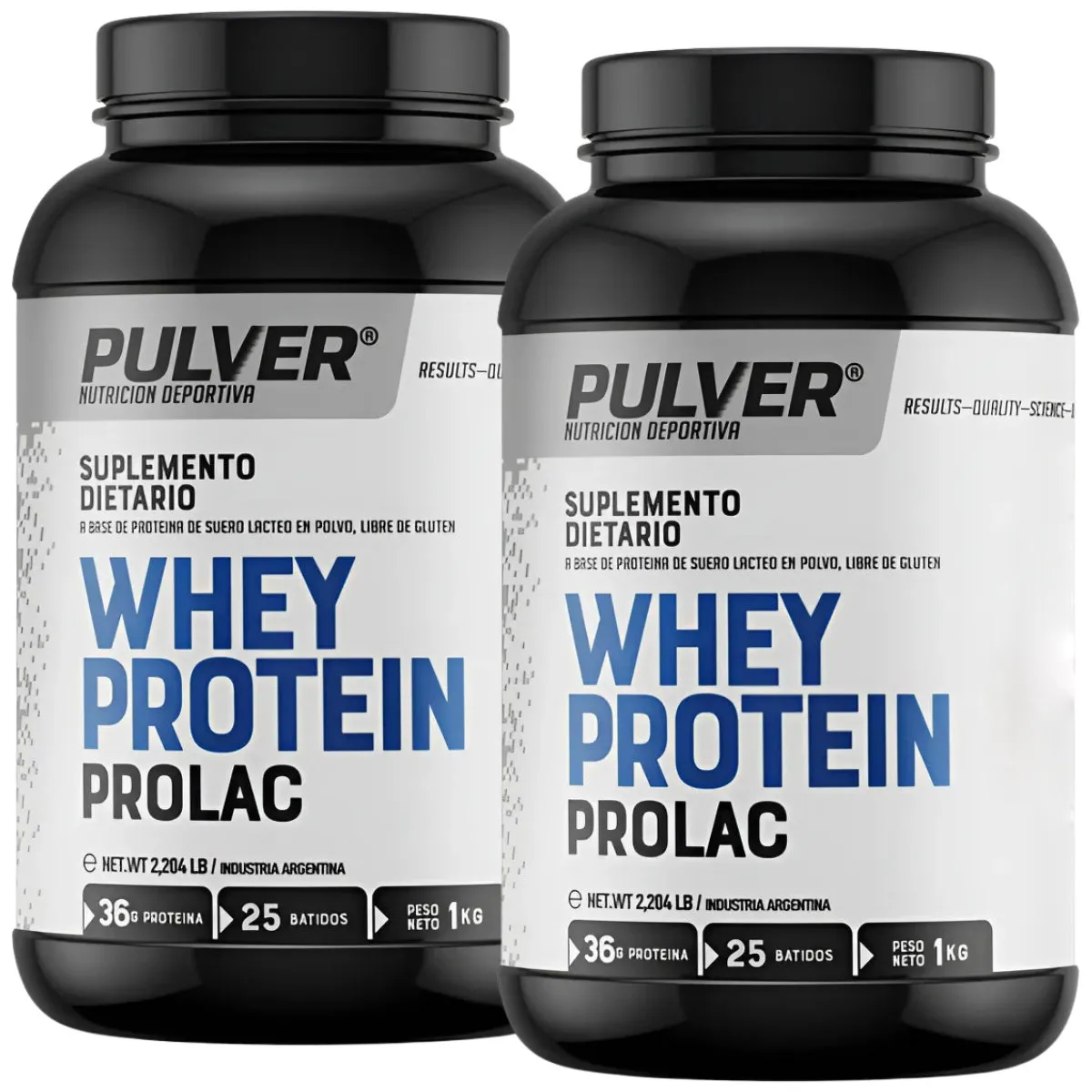 Proteína Prolac de 1 kg de Pulver PACK X 2