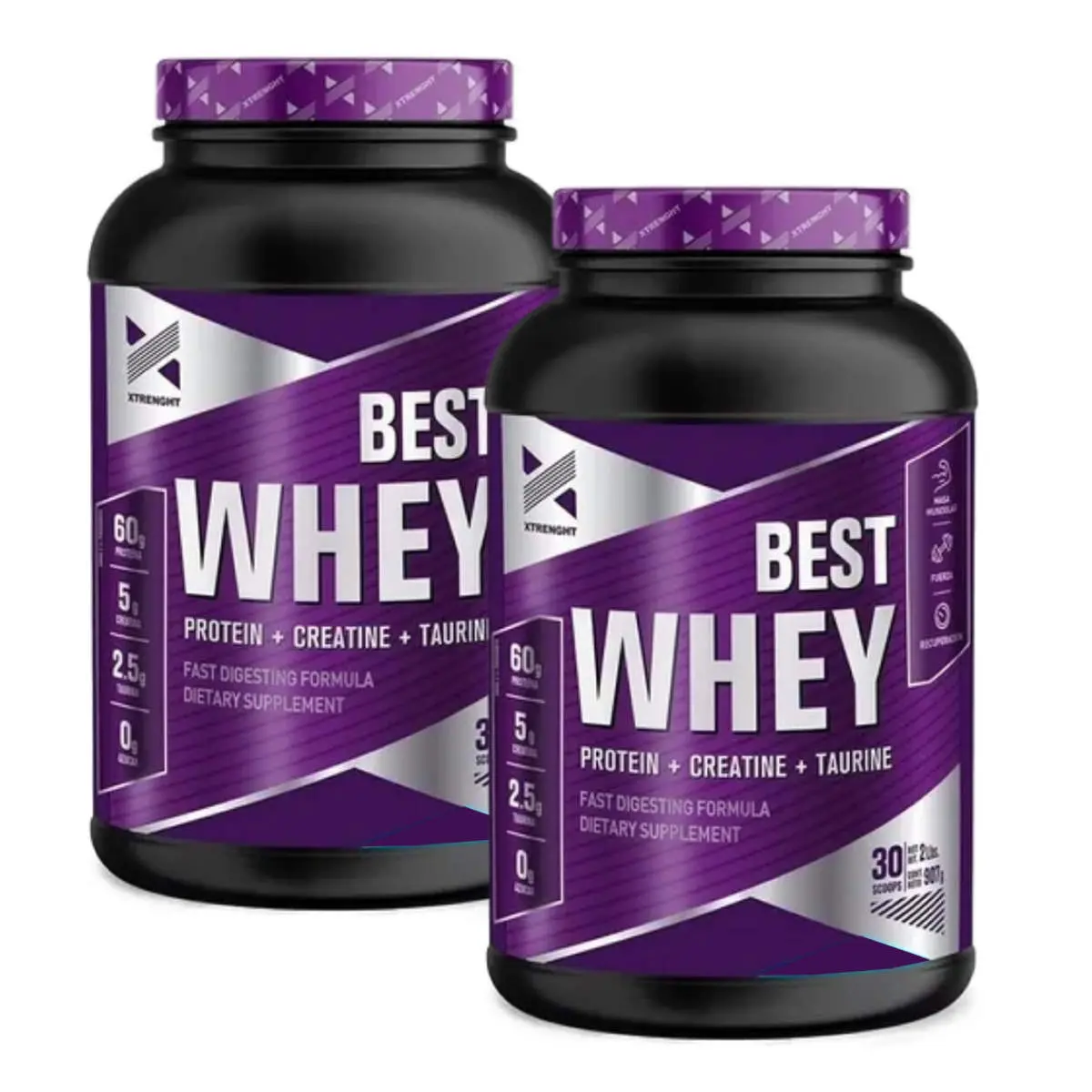 Best Whey 2 lbs de Xtrenght PACK X 2