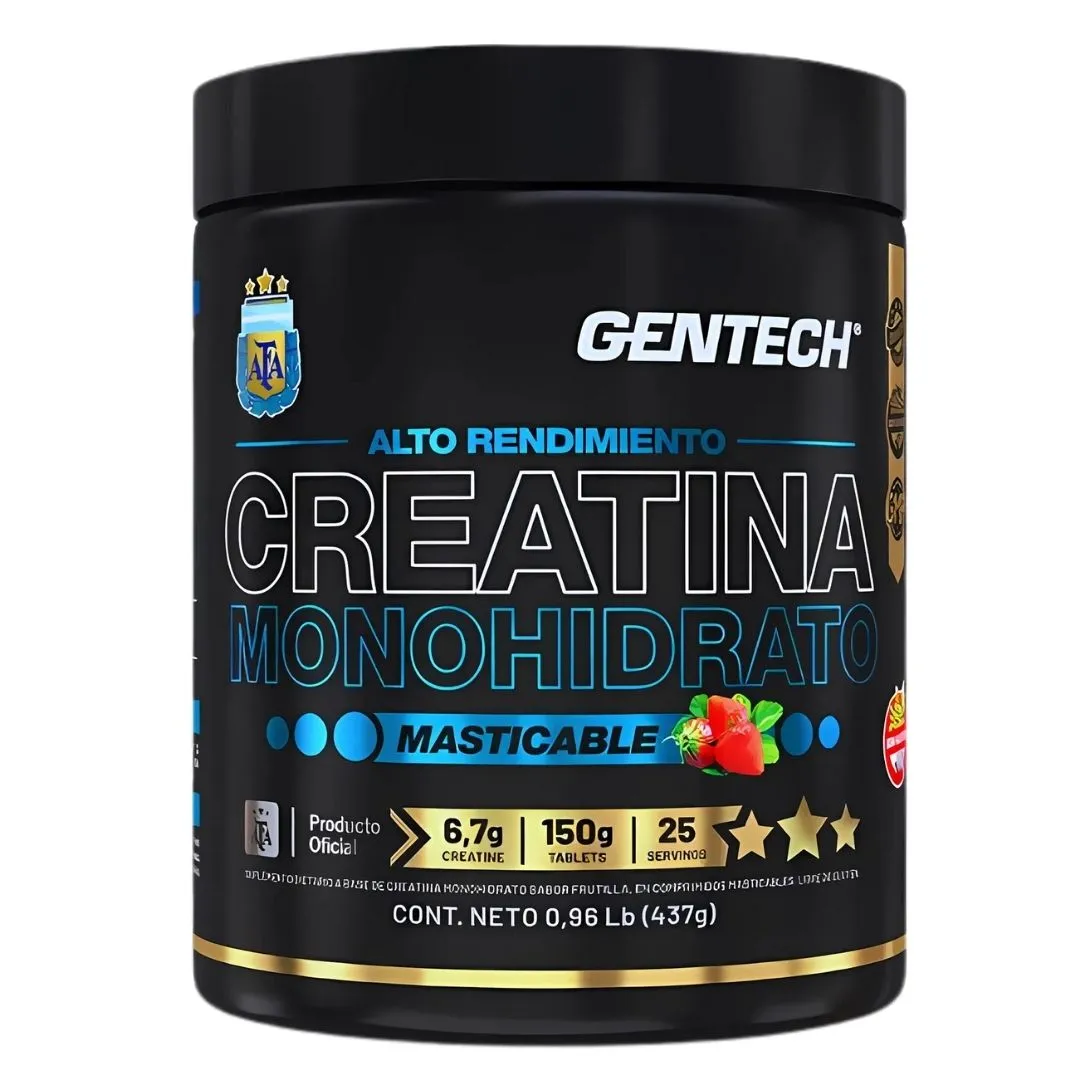Creatina Chew de Gentech x150 tabs (Masticable)