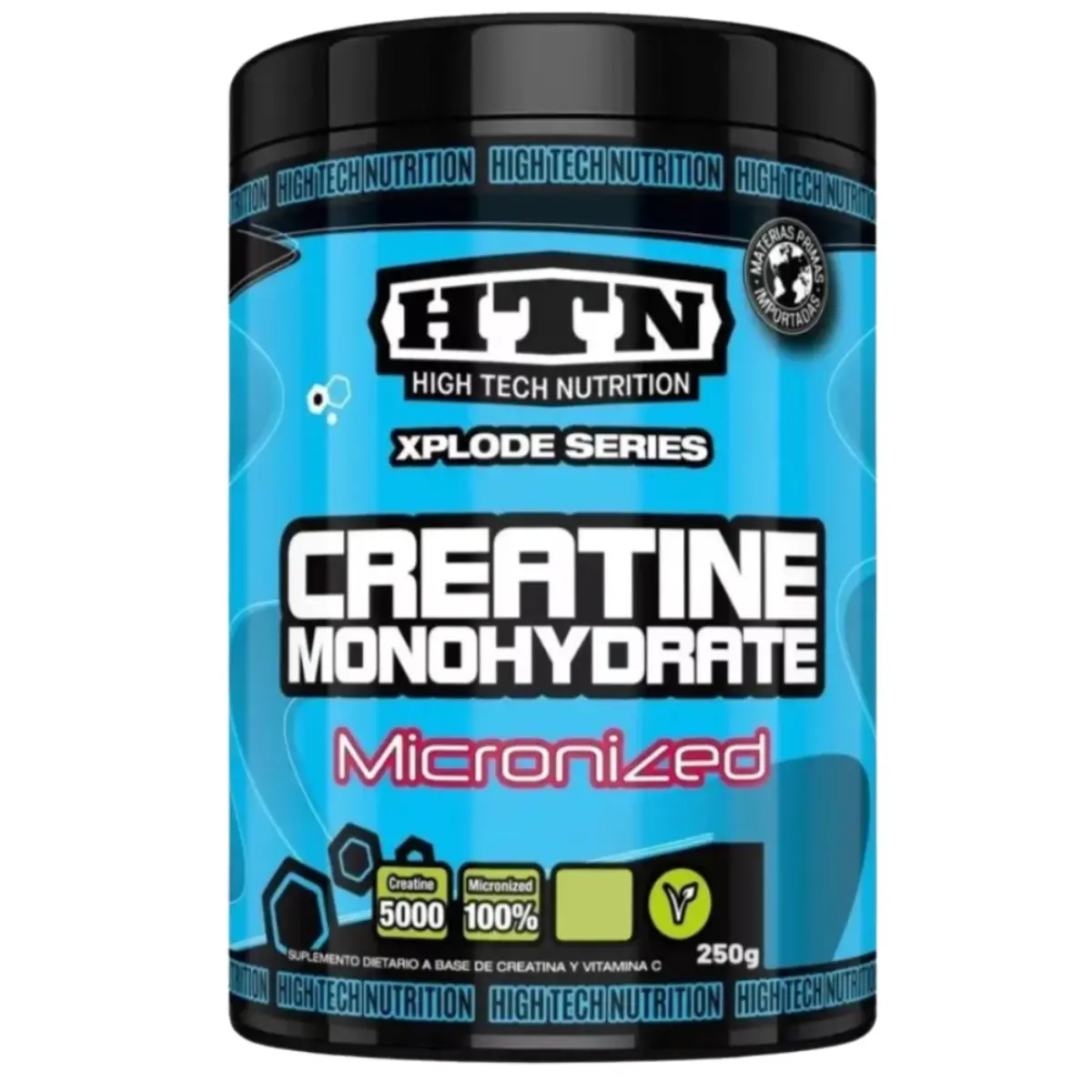 Creatina 250 grs de HTN Monohidrato y Micronizada