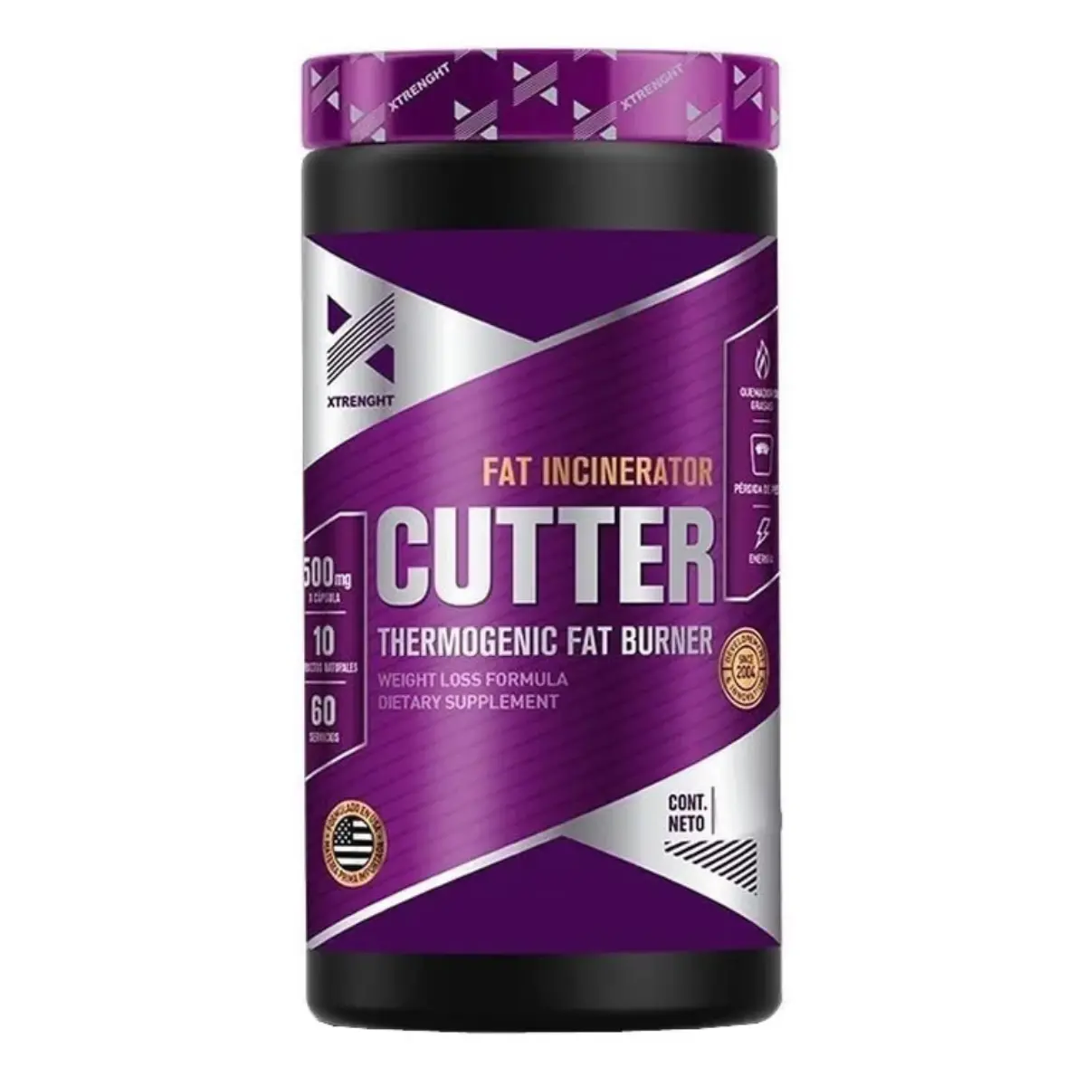 Cutter x120 Quemador de Grasas Xtrenght Nutrition