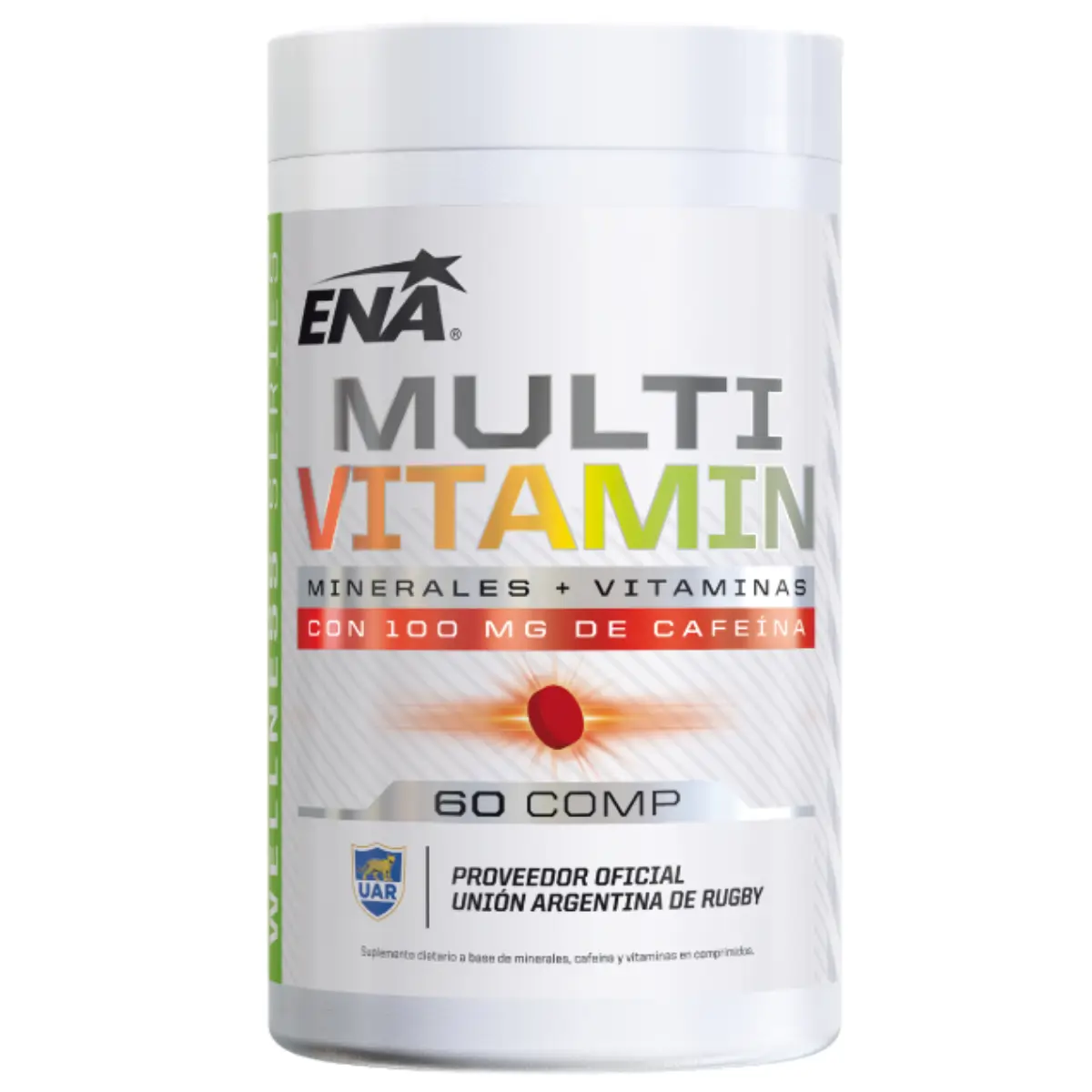 Multi Vitamina Ena Sport X60 con Cafeína