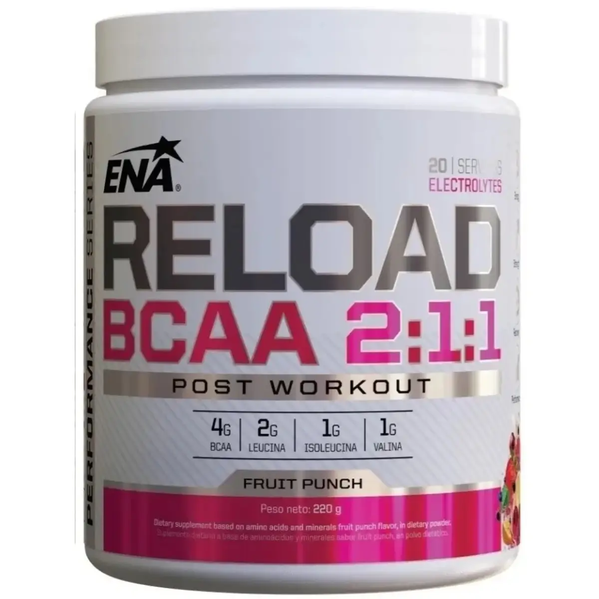 Bcaa Reload de Ena Sport X220 Grs
