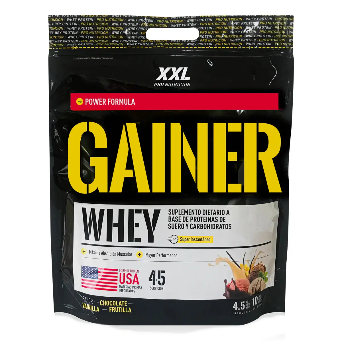 Gainer 4.5 Kg de Xxl Pro Nutrition