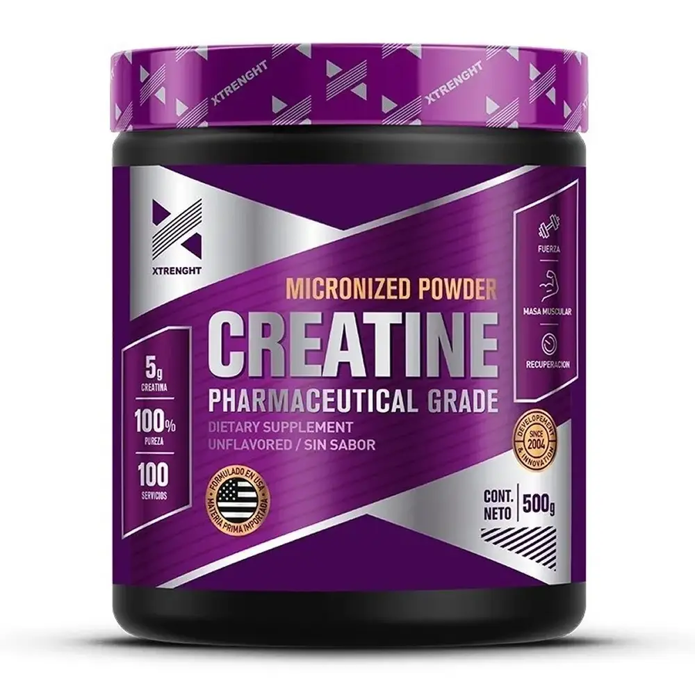 Creatina 500 Grs de Xtrenght Nutrition Micronizada
