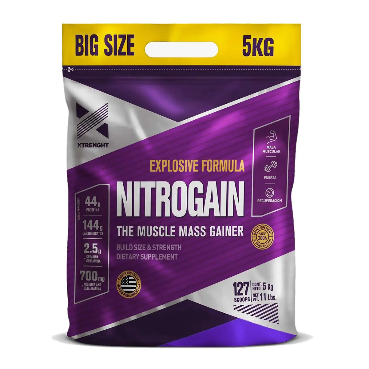 Nitrogain 5 Kg de Xtrengt Nutrition Ganador de Peso - Bolsa