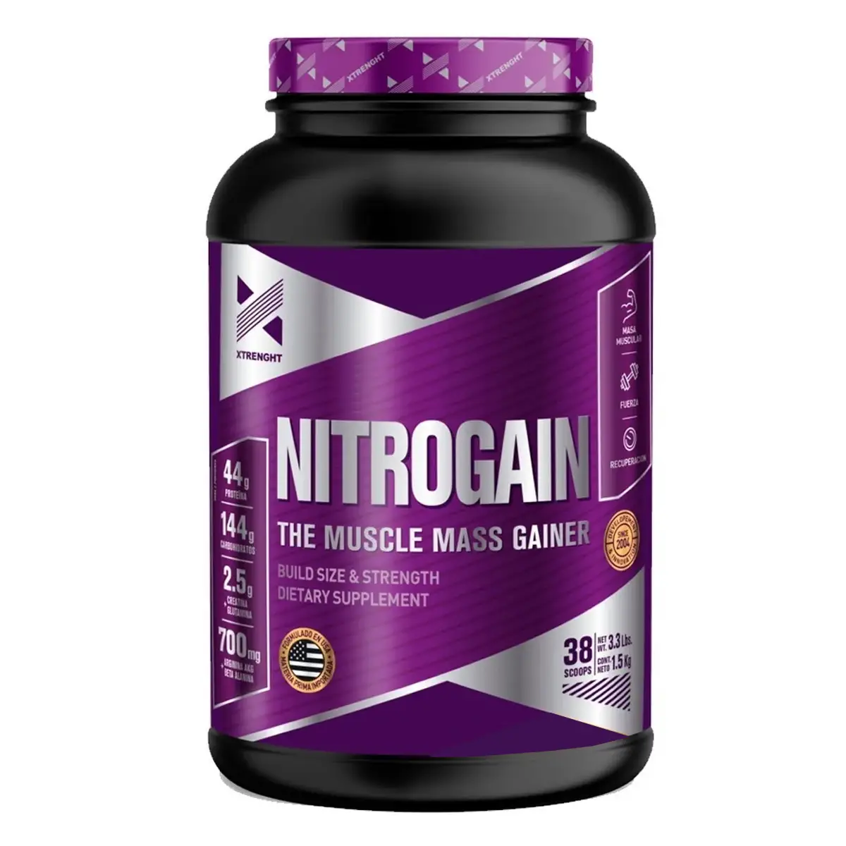 Nitrogain 1.5 Kg de Xtrengt Nutrition Ganador de Peso