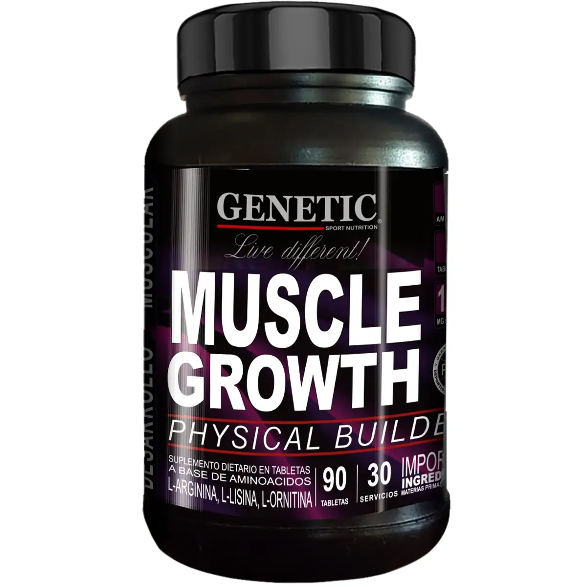 Muscle Growth X120 Tabletas de Genetic